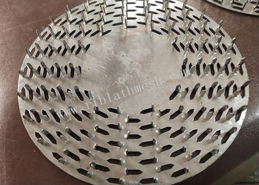 9" Diameter Round Stainless Steel Nail Plates Easy To Press Timber 1.2m Thickness