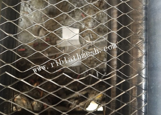 370 گرم / متر مربع آجر گالوانیزه گالوانیزه گرم تقویت کننده مش فلزی منبسط شده