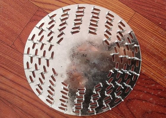 صفحات ناخن گرد ضد شکاف 7 اینچی به ضخامت 1.2 میلی متر